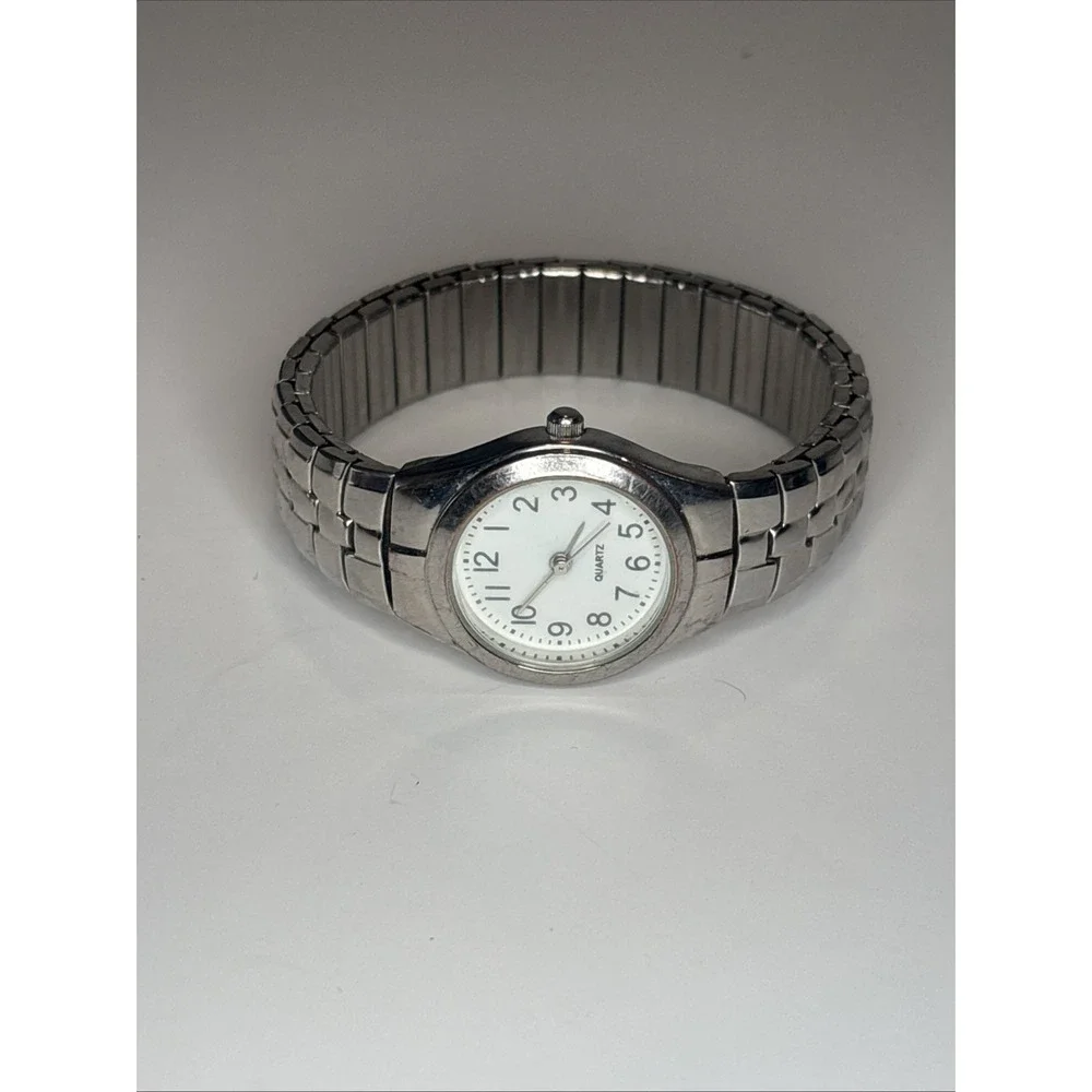 ACCUTIME WATCH CORP. WAC2006BL Quartz Analog Women's Watch Sz. 6 Untested